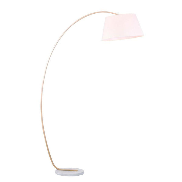 Pink arc online floor lamp