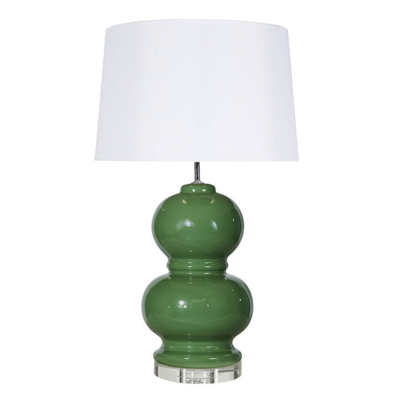 Tahitian Table Lamp Kelly Green