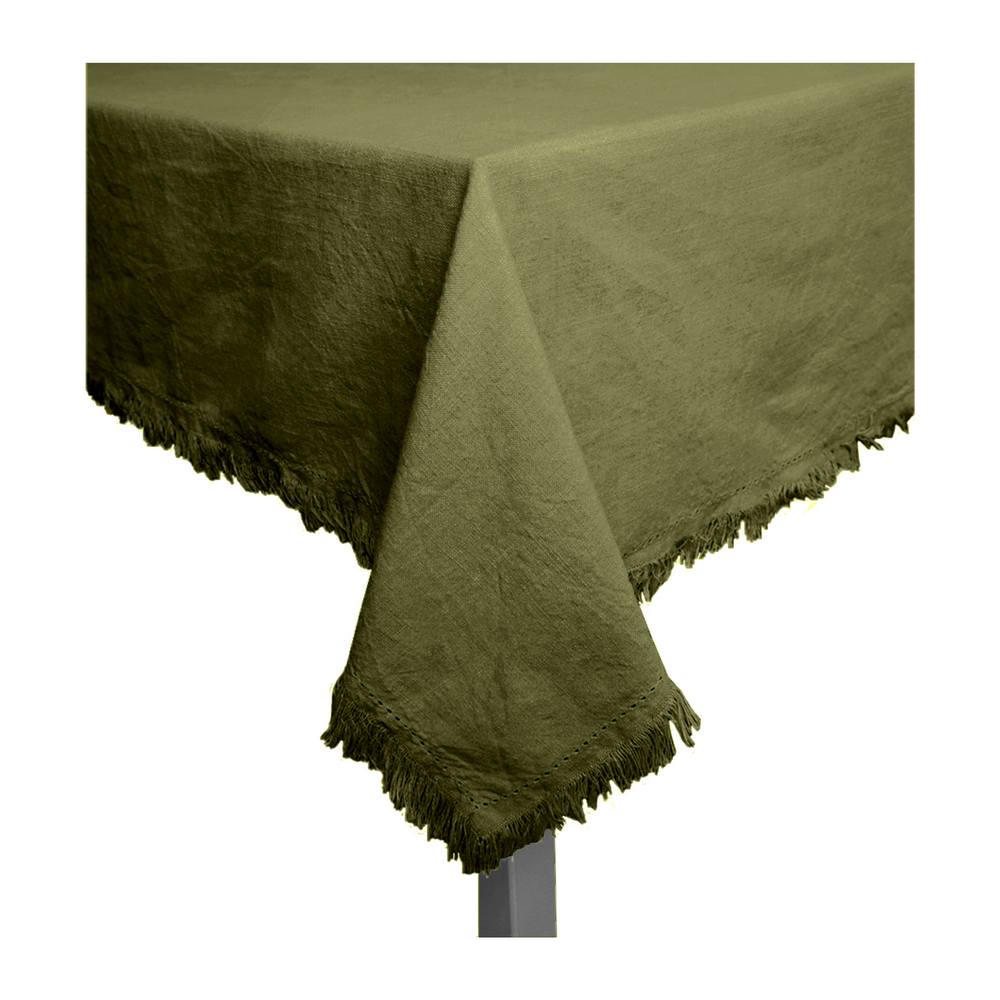 Avani Cotton Tablecloth 150x250cm Olive