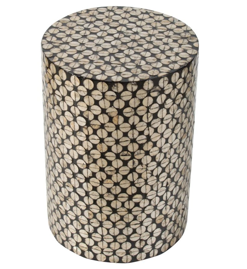 Brazil Round Side Table Pearl Shell