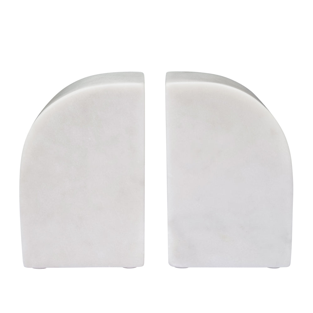 Percy Set of 2 Book Ends Marble