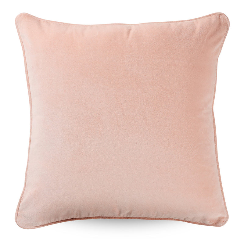 Lux Square 50cm Velvet Cushion Blush Set of 2