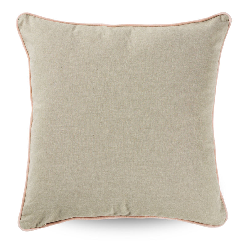 Lux Square 50cm Velvet Cushion Blush Set of 2