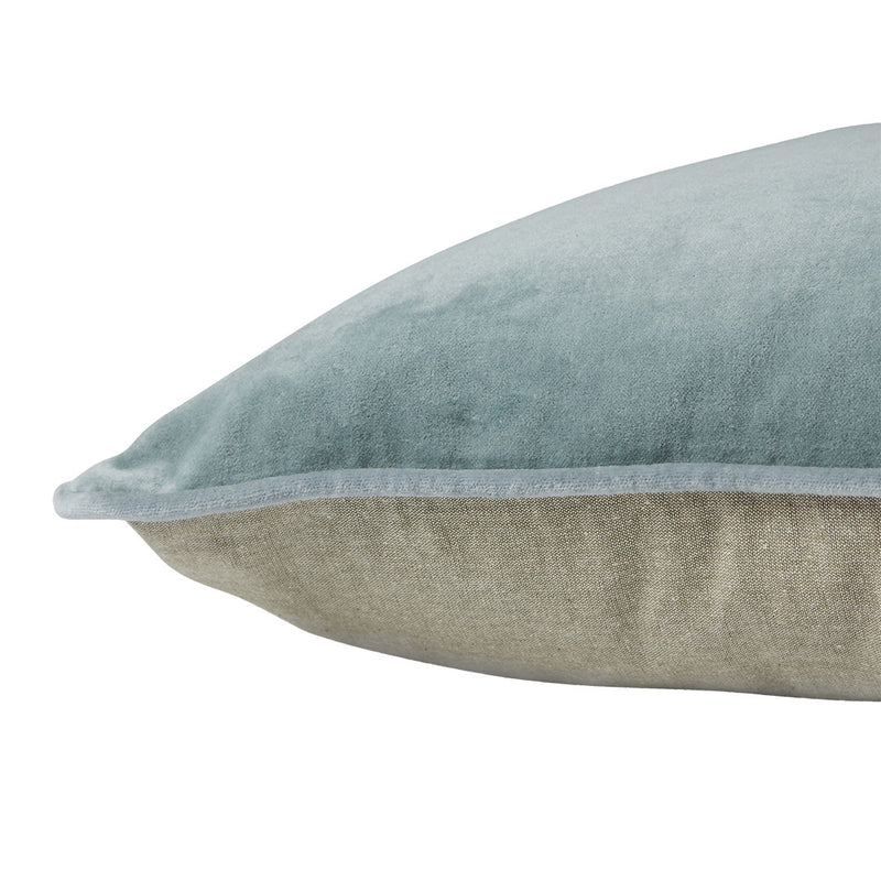 Lux Sqaure 50cm Velvet Cushion Sky Set of 2