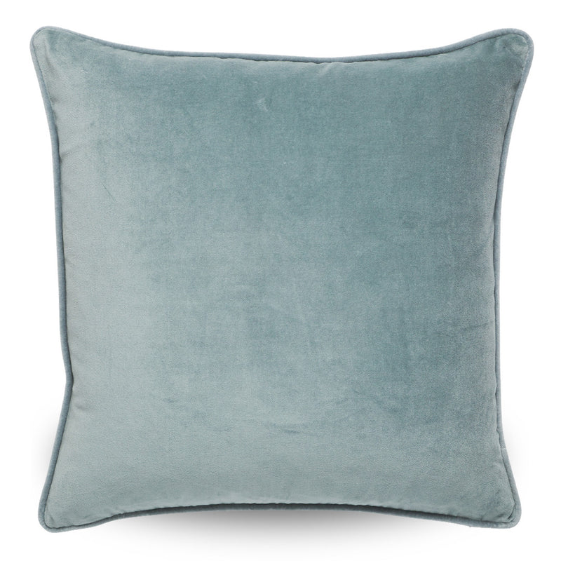 Lux Sqaure 50cm Velvet Cushion Sky Set of 2