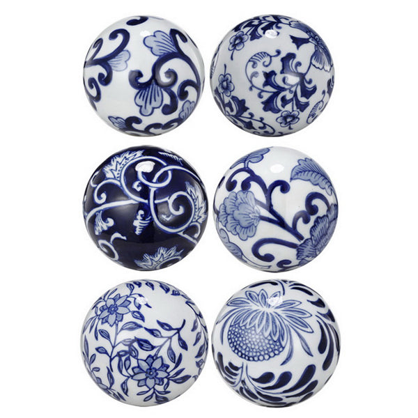 Hamptons Decorator Balls Set of 6-Bibilo