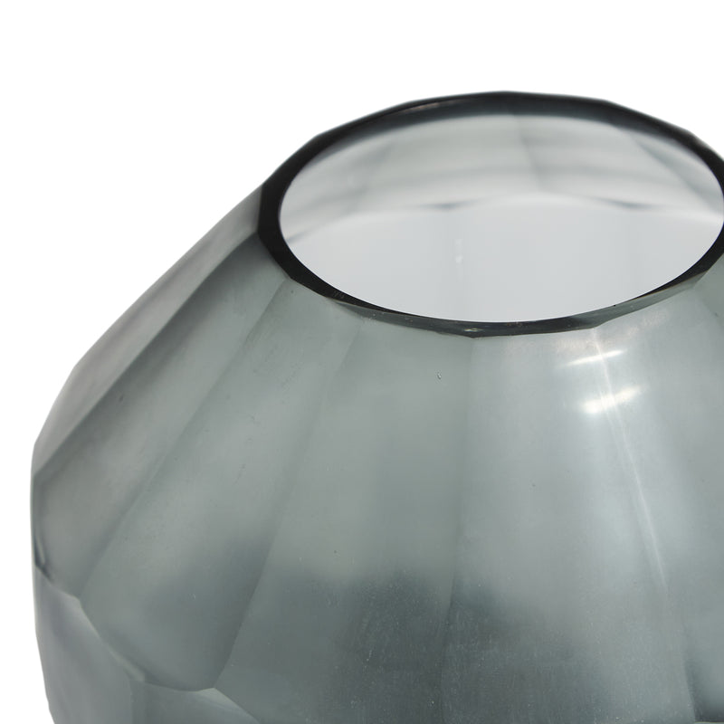 Ziafond Large Glass Vase Fog