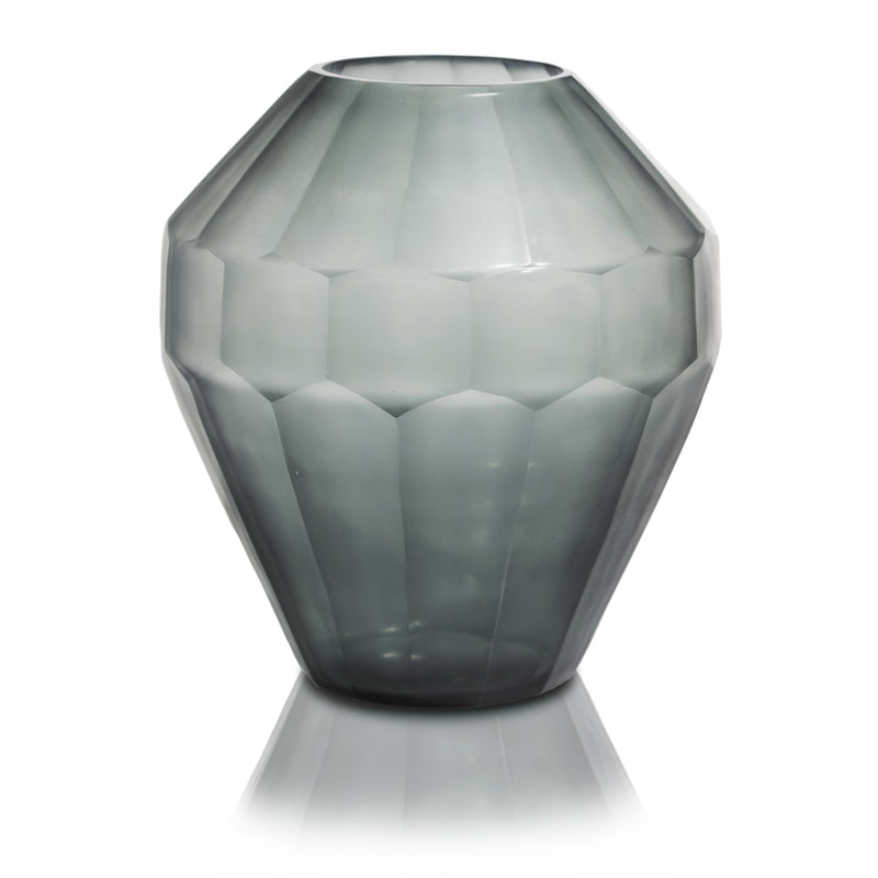 Ziafond Large Glass Vase Fog