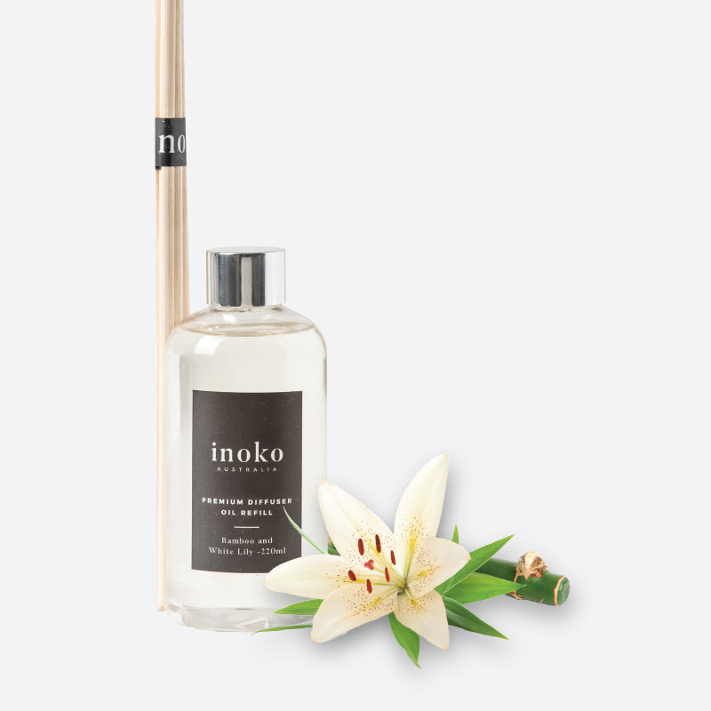 Bamboo & White Lily Diffuser Refill-Bibilo