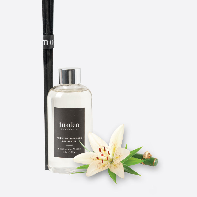 Bamboo & White Lily Diffuser Refill-Bibilo