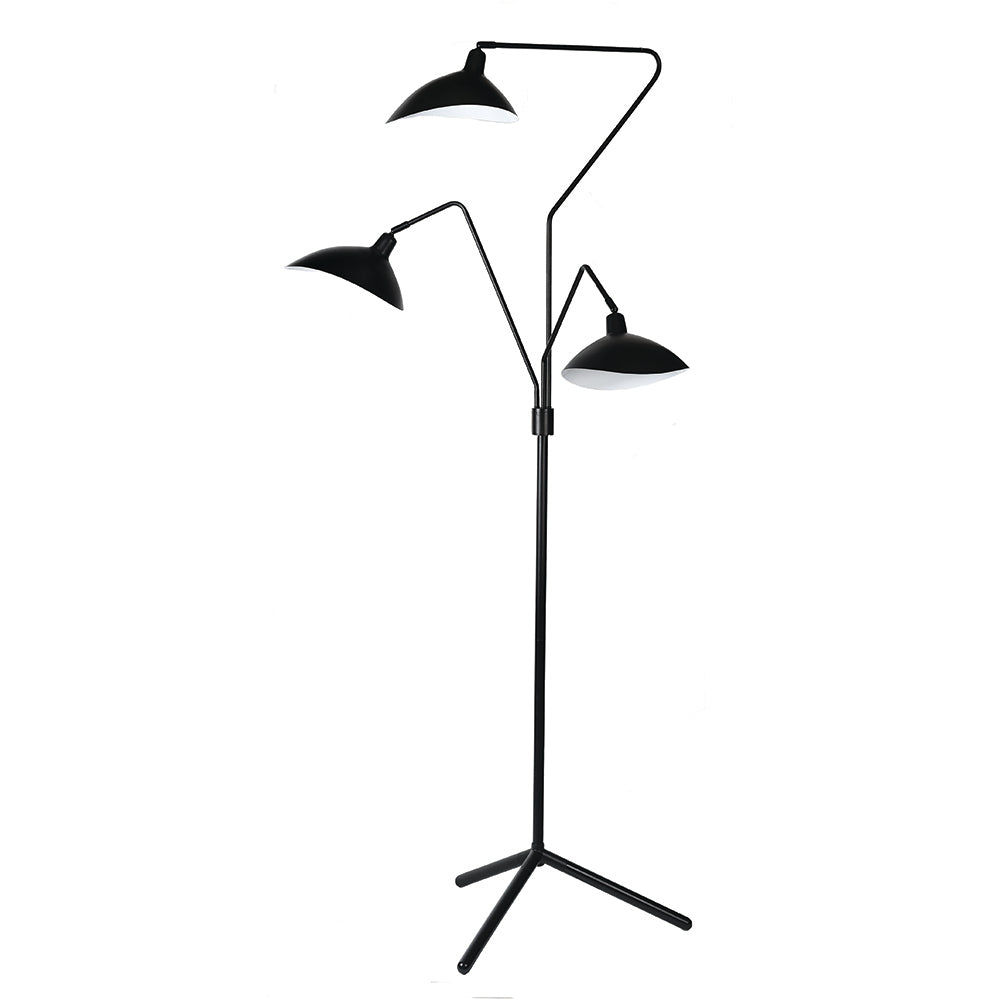 Spida Floor Lamp Black-Bibilo
