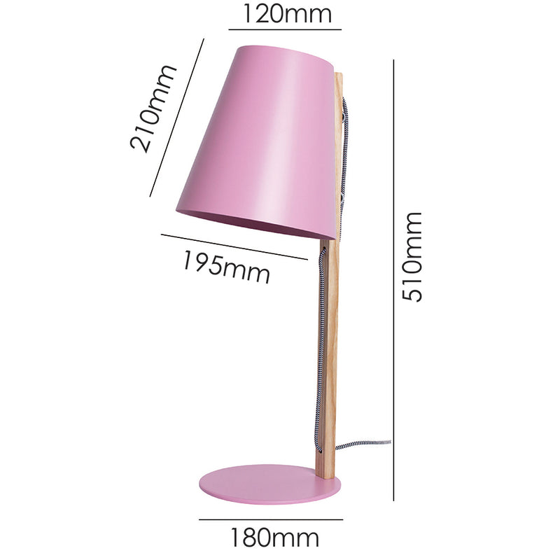 Frolic Desk Lamp Pink-Bibilo