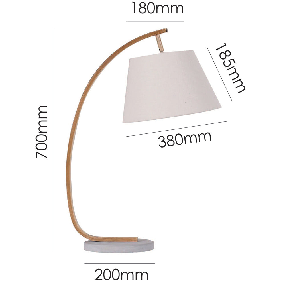 Rooii Table Lamp White-Bibilo