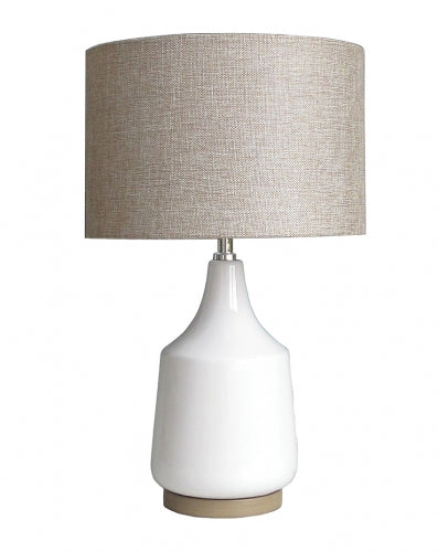 Torquay Table Lamp White