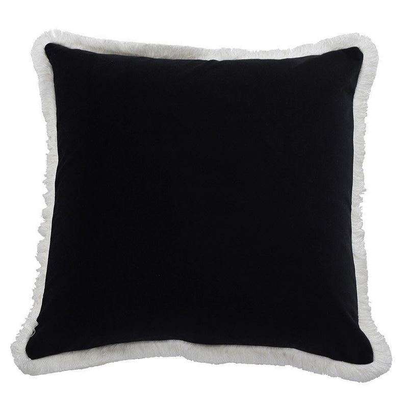 St. Kilda Black 55cm Cushion Cover-Bibilo