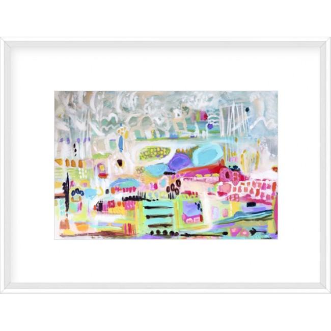 Abstract Clouds Framed Print-Bibilo