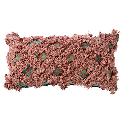 Saratoga Sands Rectangle Cushion Cover Dust Pink Set of 2-Bibilo