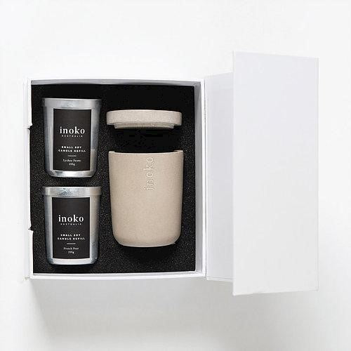 Limited Edition Concrete Candle Gift Set Small-Bibilo
