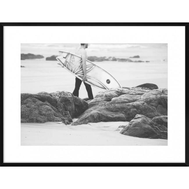 Surf II Framed Print-Bibilo
